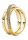 Pandora Crossover Pave Triple Ring, Gold, Ring Size 50, elegant design, sparkling details