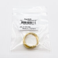 Pandora Dreifachring Crossover Pave, Gold, Ring Größe 60, Elegantes Design