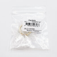 Pandora Disney Cinderella Kutschenring Größe 54, Gold mit blauen Akzenten, eleganter Schmuck