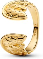 Pandora Marvel Thor Wings Open Ring, Size 54, Gold,...