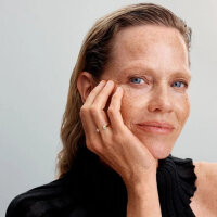 Pandora Offener Ring Größe 48 mit Sternschnuppen-Motiv, Goldfarben, elegantes Design