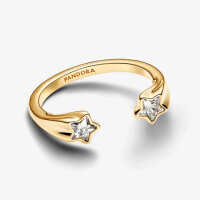 Pandora Open Ring Size 52 with Shooting Star Motif,...