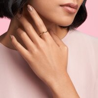 Pandora Wishbone Ring Größe 50, poliert, Gold, eleganter Damenring