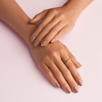 Pandora Wishbone Ring Größe 50, poliert, Gold, eleganter Damenring