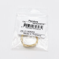 Pandora Wishbone Ring Größe 50, poliert, Gold, eleganter Damenring