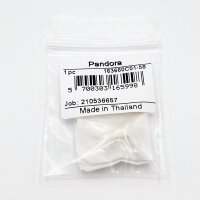 PANDORA Damenring Größe 58, Gold, gewelltes Herz-Design