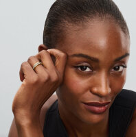 Pandora Eternity Channel Ring Größe 54, Gold, eleganter Damenring mit durchgehendem Steinbesatz