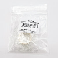 Pandora Doppelband-Herzring Größe 54, eleganter Goldring mit Herzdesign