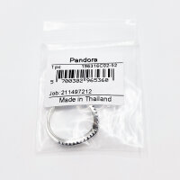 Pandora ring size 52, wish ring with blue glitter, silver and blue, elegant jewelry