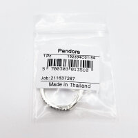 PANDORA ring size 54, wish ring, semi-polished, made of silver, elegant design