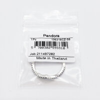 Pandora Ring Größe 58, Silber, Funkelnder Wunschring mit edlem Design