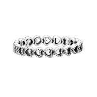 Pandora Ring Größe 50 Band Of Hearts Herzring...