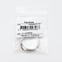 Pandora Ring Größe 54, Silber, ineinander verschlungene Wellen, funkelndes Design