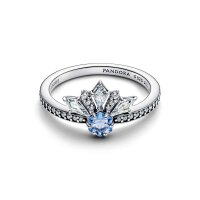 Pandora Ring Size 54 Disney Frozen Elsa Tiara Ring Silver...