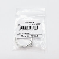 Pandora Ring Größe 54, Schmetterlingsdesign, funkelnde Details, Silber, eleganter Schmuck