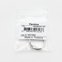 PANDORA Ring Size 48, Silver, Sparkling Shooting Star Design, Elegant Jewelry