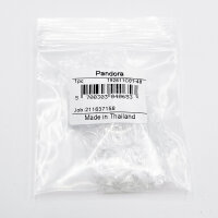 Pandora Open Ring Herbarium with Light Flower, Silver, Size 48