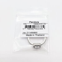 Pandora Ring Größe 52, Silberner Halo-Ring mit funkelndem quadratischem Design, Silber