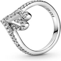 Pandora Ring Größe 56, Wishbone Herz Design,...