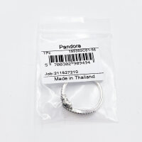 Pandora Ring Größe 56, Wishbone Herz Design, Funkelnder Silberring, Eleganter Schmuck