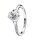 Pandora ring size 50, blooming rose, 925 silver, delicate design, elegant jewelry