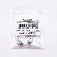 Pandora Offener Ring Größe 52 mit Sternschnuppen-Motiv aus Silber