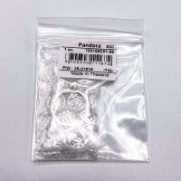 Pandora Ring Größe 56 mit Zuchtperle und Pavé-Design, Silber Weiß, eleganter Schmuck