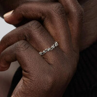 Pandora Mondsichel Ring aus Silber, Größe 56, eleganter Schmuck für Damen