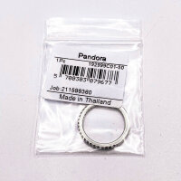 Pandora Ring Größe 50, funkelnder Silber-Bandring mit elegantem Design