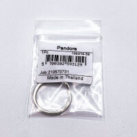 Pandora Ring Größe 56, polierter Wishbone-Ring aus Silber, elegantes Design