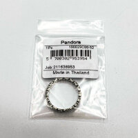Pandora Ring Größe 52, asymmetrisches Sternenband, 925 Silber, eleganter Schmuck