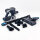 Cordless vacuum cleaner, 3 suction power levels, black-grey-blue, lightweight and flexible