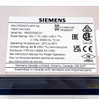 Siemens 7MH71441AA2 Milltronics MFA 4P Motion Detector 100-230VAC 50/60Hz 15VA