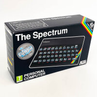 Spectrum Retro-Spielkonsole mit HDMI-Anschluss, 48 integrierte Spiele, klassisches Design, einfache Bedienung