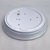 Toronto LED ceiling light with Bluetooth speaker, crystal effect, 2161 lumens, 19.3W, dimmable