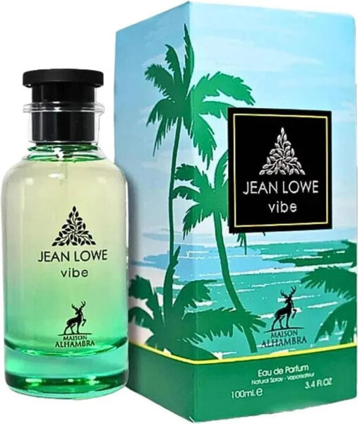 Maison Alhambra Jean Lowe Vibe 100ml Unisex Eau de Parfum Woody-Aromatic Fragrance