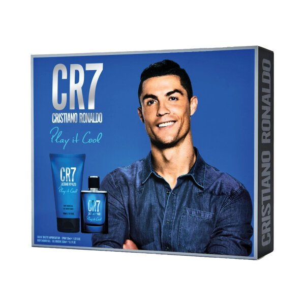 Cristiano Ronaldo CR7 Play It Cool Gift Set EdT 30ml + Shower Gel 150ml, refreshing, masculine