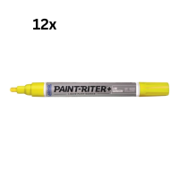 Markal SL 250 Edelstahl-Lackmarker, gelb, 12 Stück,...