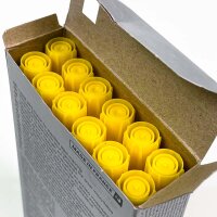 Markal SL 250 Edelstahl-Lackmarker, gelb, 12 Stück, Strichstärke 2-4 mm