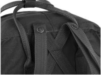 Fjällräven Kanken 16L Rucksack, 38x27x13 cm, Schwarz, leichter Tagesrucksack mit robustem Material und klassischem Design