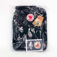 Fjällräven Kanken 16L Rucksack, 38x27x13 cm, Schwarz, leichter Tagesrucksack mit robustem Material und klassischem Design