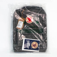 Fjällräven Kanken 16L Backpack, 38x27x13 cm, grey lightweight daypack with practical design