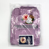 Fjällräven Kanken 16L Backpack, 38x27x13 cm, Pastel Lavender, lightweight daypack, water-repellent, robust