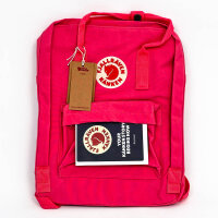 Fjällräven Kanken 16L Backpack, 38x27x13 cm, pink, lightweight daypack with practical design