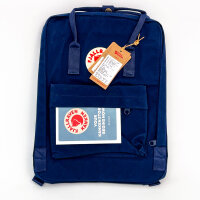 Fjällräven Kanken 16L Backpack, 38x27x13 cm, Royal Blue, lightweight daypack, water-repellent, robust