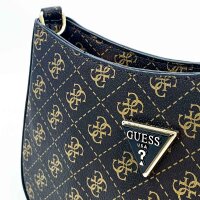 Guess Handtasche Braun Gold, ca. 29x19x12 cm, elegantes Design, geräumig, modisch