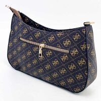 Guess Handtasche Braun Gold, ca. 29x19x12 cm, elegantes Design, geräumig, modisch
