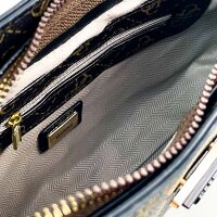 Guess Handtasche Braun Gold, ca. 29x19x12 cm, elegantes Design, geräumig, modisch