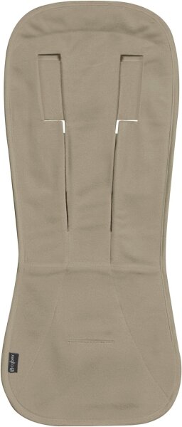 CYBEX Sommer-Sitzauflage für Kinderwagen und Buggys, weiche Bambus-Zellulose, beige, universell passend