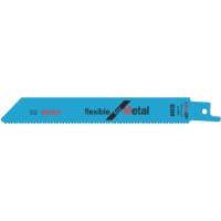 Bosch S 922 BF reciprocating saw blade 150mm, 100 pieces, flexible, suitable for metal, durable and precise